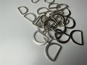 D-ring - "sølv", 30 mm